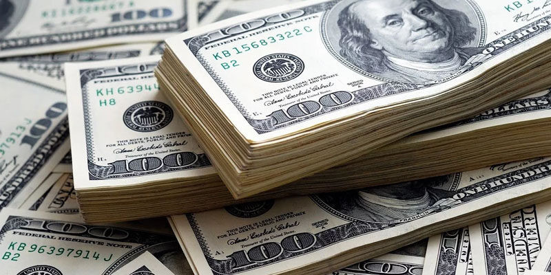 Increase in foreign exchange reserves by millions of dollars