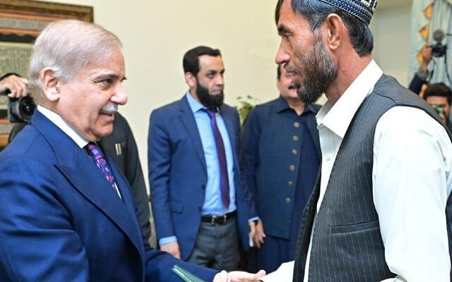 prime minister shehbaz sharif praised mohibullah s bravery and his dedication to saving lives photo pid