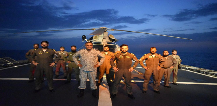 Pakistan Navy Warship PNS Shamsheer joins "TALON GRIP"