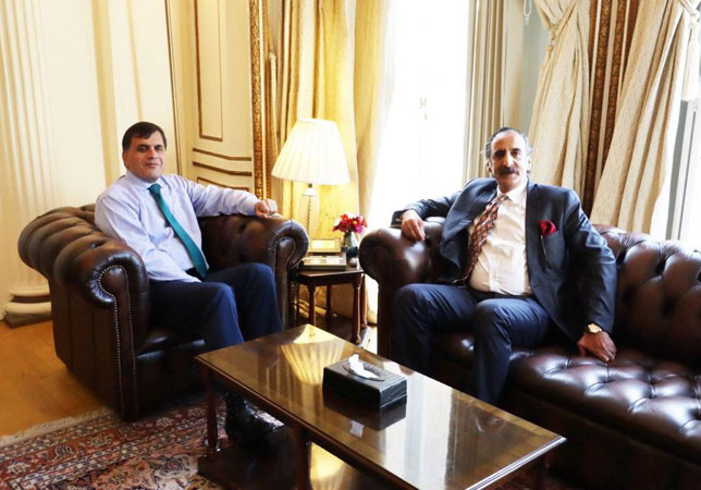 Pakistan's high commissioner in UK hosts RUDA COO Janjua