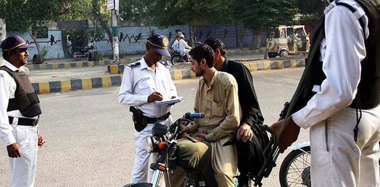 Sindh govt bans pillion riding in Karachi, other cities