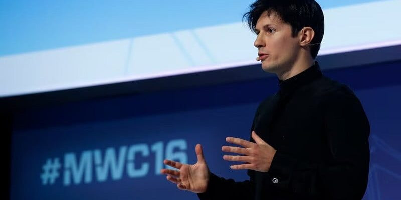 founder and ceo of telegram pavel durov delivers a keynote speech during the mobile world congress in barcelona spain february 23 2016 photo reuters